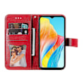 Miniatyrbillede 2 af 5: Til Oppo A38 4G Etui Slankt Anti-drop Pung Stativ PU Læder Cover Multicolor Style D