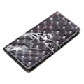 Miniatyrbild 4 av 5: Plånboksfodral för Samsung Galaxy A15 5G PU-läder 3D-mönster Tryckt Telefonskal Multicolor Style A