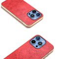 Pikkukuva 3 / 4: iPhone 16 Pro -kotelo, galvanointi, puhelinkuori, lehmännahkakuvio, PU+TPU-suojakotelo Multicolor Style C