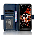 Pikkukuva 2 / 5: Orbic Fun+ 4G -kotelo, naarmuuntumaton PU-nahkainen puhelinlompakko folio flip -suojus Multicolor Style D