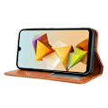 Miniatyrbild 3 av 5: För Zte Blade A33s Case Stativ Retro Cover Brown