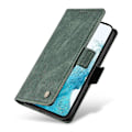 Miniatyrbillede 5 af 5: YIKATU YK-005 Til Samsung Galaxy S21 FE 5G Stand Wallet Case Hud-berørings Læder Telefon Cover Multicolor Style D