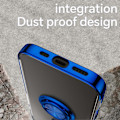 Pikkukuva 4 / 5: iPhone 16 Plus -kotelo, galvanointi, jalusta, TPU-puhelinkuori, magneettinen autoteline Multicolor Style B