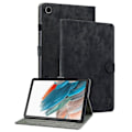 Miniatyrbillede 1 af 5: Lædercover til Samsung Galaxy Tab A9 med sødt tigerprint og justerbart stativ Multicolor Style F