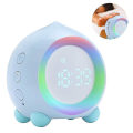 Miniatyrbild 2 av 5: Barnväckarklocka Digital, Väckarklocka Digital Sunrise Simulator Barnväckarklocka för flickor, pojkar med färgglada lampor, Tyst väckarklocka W