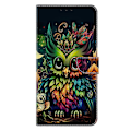Miniatyrbild 5 av 5: TPU+PU Läder Flip Fodral För Xiaomi Redmi 14C 4G/14R 5G/Poco C75 4G Mönstertryckt Multicolor Style L