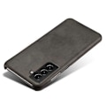 Miniatyrbillede 3 af 4: KSQ Glat PU Læder Overfladebelagt PC Telefon Cover til Samsung Galaxy S22 5G Multicolor Style C