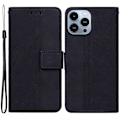 Miniatyrbillede 1 af 5: Til iPhone 15 Pro Max Geometri Præget PU Læder Telefon Cover Foldbart Stativ Wallet Cover Multicolor Style A