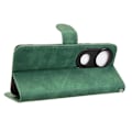 Pikkukuva 3 / 5: vivo V50 5G Nahkakotelo Ihoa Miellyttävä Pudotussuoja Lompakko Flip-puhelinkotelo Multicolor Green