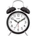 Miniatyrbild 1 av 5: Twin Bell Väckarklocka - Högt alarm - Perfekt för tunga sovandes - Batteridriven Quartz Analog klocka