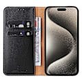 Pikkukuva 2 / 5: FIERRE SHANN iPhone 15 -kotelo, jalustallinen lompakkokotelo PU-nahkaa Multicolor Style D