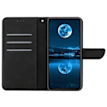 Miniatyrbillede 2 af 5: Til Samsung Galaxy A05 4G Etui PU Læder Præget Linje Telefon Stand Cover Multicolor Style C