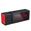 Miniatyrbillede 2 af 5: Multifunktionel Farve Alarm Digital Vækkeur Husholdnings Natlys Lyd og Lys Infrarød Black