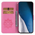 Miniatyrbillede 2 af 5: Til Samsung Galaxy A05 4G Etui Ugle Præget PU Læder Anti-drop Telefon Wallet Cover Multicolor Style A