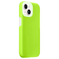 Pikkukuva 1 / 4: XUNDD Jelly -sarja iPhone 15:lle Mikrokuituvuorattu puhelinkotelo Nestemäinen silikoni + PC-takakansi Multicolor Style E