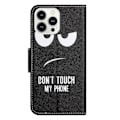 Miniatyrbillede 5 af 5: Til iPhone 15 Pro Max Mobiltelefon Etui Mønsterprint Læder Wallet Stand Telefon Cover Multicolor Style C
