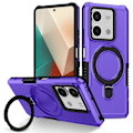 Pikkukuva 1 / 5: Xiaomi Redmi Note 13 5G -puhelimen kotelo, jossa sormuspidike ja jalusta, TPU+PC-puhelinkuori Multicolor Style H