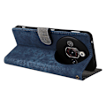 Miniatyrbillede 4 af 5: Til ZTE nubia Focus Pro Wallet Case RFID-blokering PU Læder Cover Stand View - Grøn Multicolor Blue