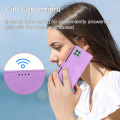 Miniatyrbild 5 av 5: Dierfeng Df-03 Stand Phone case För Samsung Galaxy A22 5g (eu-version), Linjer Imprinted Pu-läder cover Purple