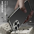 Miniatyrbillede 3 af 5: GKK Etui til iPhone 16 Pro Max - Hud-berørings PU Læder Dækket Anti-Drop PC Telefon Cover Multicolor Style A