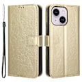 Miniatyrbillede 1 af 5: Telefoncover til iPhone 15 Plus Cover Crazy Horse Tekstur Læder Wallet Stand Shell Multicolor Style C