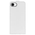 Pikkukuva 5 / 5: iPhone 16e -kotelo korttipaikoilla, pystysuuntainen läppä, nahkainen puhelinkotelo - musta Multicolor White