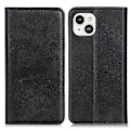 Miniatyrbillede 1 af 5: Splitlæder Magnetisk Auto-absorberende Wallet Telefon Stand Shell Case til iPhone 13 6.1 tommer Multicolor Style A