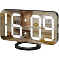 Miniatyrbillede 1 af 5: Digitalt Vækkeur, Stort LED Display, Med USB Oplader, Snooze Funktion Dæmpet Tilstand Vægophæng Ved Siden Af Skrivebordsur Til Soveværelse (sort) - 2023