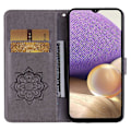 Miniatyrbillede 2 af 5: Til Samsung Galaxy A26 5G Wallet Case Ugle Blomst Præget Rhinestone Læder Cover Multicolor Style F