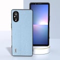 Miniatyrbillede 2 af 5: Til Sony Xperia 5 V Etui Ægte Ko Læder Belagt PC+TPU Telefon Cover Multicolor Style F