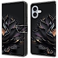 Pikkukuva 1 / 5: iPhone 16 -lompakkokotelo magneettilukolla ja 3D-kuviollisella nahkapinnalla Multicolor Style M