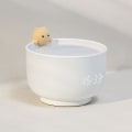 Miniatyrbild 4 av 5: 217 Väckarklocka Multifunktionell högprecision Touch Sensing Söt Tekopp Cat Digital Väckarklocka Des Yellow