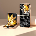 Miniatyrbild 2 av 5: Skal för Oppo Find N3 Flip 5G Krokodiltextur Äkta Läder+PC Mobilskal Multicolor Style A
