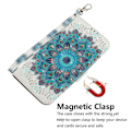 Miniatyrbillede 4 af 5: Til Samsung Galaxy A06 Etui Mønstertryk Læder Wallet Telefon Cover Multicolor Style B