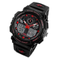 Miniatyrbilde 2 av 5: Skmei 1270 Herre Dual Display Digital Klokke Red