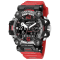 Miniatyrbild 1 av 5: Smael 8072 män vattentäta klockor Janpenese Quartz Chronograph Heavy-duty Watch Herr Alarm Elektroniskt armbandsur Reloj De Hombre Red