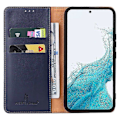 Miniatyrbillede 2 af 5: FIERRE SHANN PU Læder Wallet Folde Stand Telefon Cover til Samsung Galaxy A54 5G Multicolor Style A