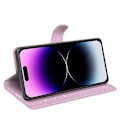 Pikkukuva 3 / 5: IPhone 15 Pro iskunkestävä lompakkokotelo PU-nahkainen jalustallinen puhelinkotelo Multicolor Style C