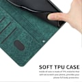 Miniatyrbillede 4 af 5: Til Samsung Galaxy A36 5G Etui Prægede Linjer Læder Telefon Cover Foldbart Stativ Multicolor Style C