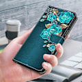 Miniatyrbild 5 av 5: För iPhone 15 Pro Fodral 3D Mönstertryck Läder Plånboksfodral Multicolor Style F