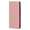 Miniatyrbild 5 av 5: För Oppo A58 4g Case Läder Kalv Texture Magnetisk stängning Telefon Cover Rose Gold