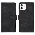 Miniatyrbild 1 av 5: Skin-Touch Ställfunktion PU Läder Skyddande Flip Folio Fodral för iPhone 13 6.1 tum Multicolor Style A