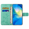 Miniatyrbillede 2 af 5: Til Samsung Galaxy A05 4G Etui Præget PU Læder Wallet Foldbart Stativ Telefon Cover Multicolor Style B