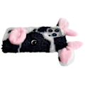 Miniatyrbilde 5 av 5: For iPhone 16 Pro Deksel Fluffy Cows Ear Anit-Drop Myk TPU Telefon Deksel Multicolor Style C