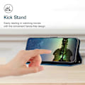 Miniatyrbild 3 av 5: Triangelmönstrat Plånboksfodral för OnePlus 11 5G, Ställ PU Läder Anti-droppskydd Multicolor Style C