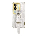 Pikkukuva 1 / 5: vivo S17 5G PU-nahkapäällysteinen TPU-kotelo rannekkeella ja jalustalla, galvanoidulla puhelinkuorella Multicolor Style A