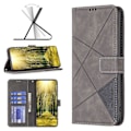 Miniatyrbillede 4 af 5: BINFEN COLOR BF05 Til TECNO Pova 5 Pro 5G Etui PU Læder Flip Stand Telefon Shell - Multicolor Grey