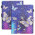 Miniatyrbillede 1 af 5: 7-tommers Universal Tablet Case PU Læder Mønster Stand Kort Holder Beskyttelsescover Multicolor Style C