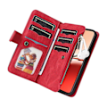 Miniatyrbillede 5 af 5: KT Multi-Function Series-5 Etui til Oppo Reno12 F 5G Lynlås Pung Læder Telefon Cover Stativ Multicolor Style B