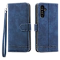 Pikkukuva 1 / 5: DIERFENG DF-03 Samsung Galaxy A15 4G -puhelinkotelo, iskunkestävä nahkainen jalustallinen lompakkokotelo Multicolor Style B